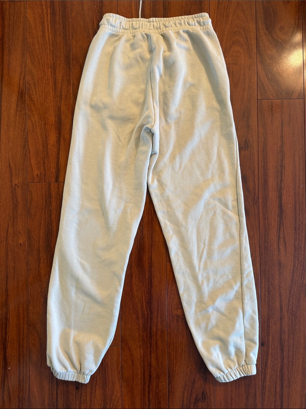 Nike Beige Fleece Joggers with Embroidered Logo - Picture 4 of 4